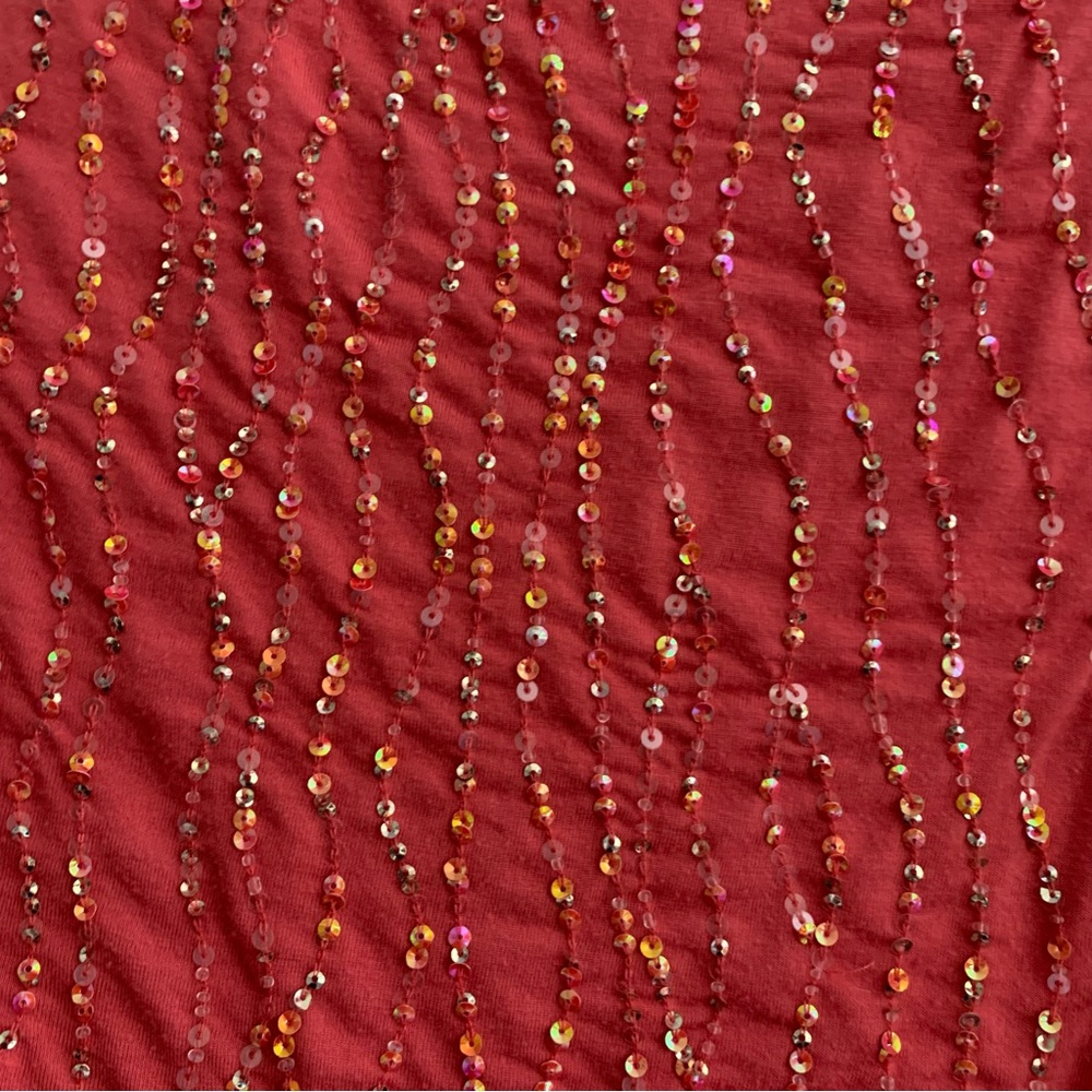 Jennifer Lopez Petite XXS Pink Sequinned Top - Picture 3 of 9